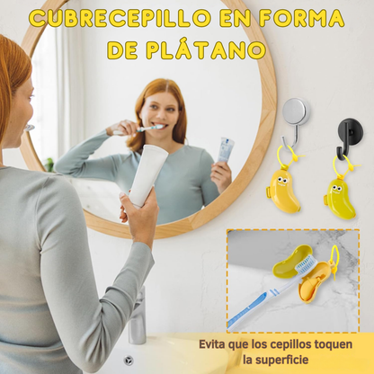 Estuche para cepillo de dientes de plátano