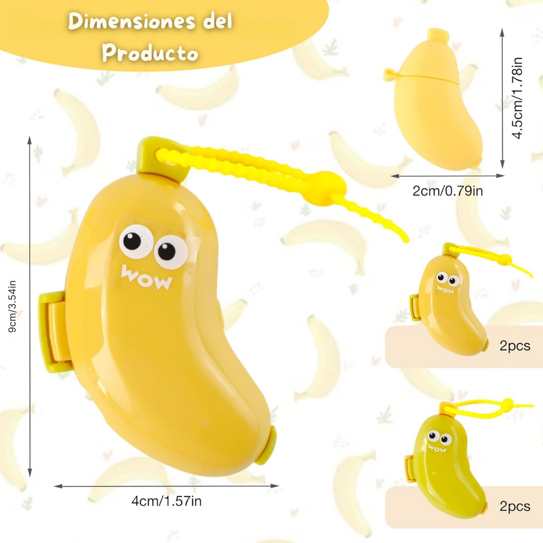 Estuche para cepillo de dientes de plátano