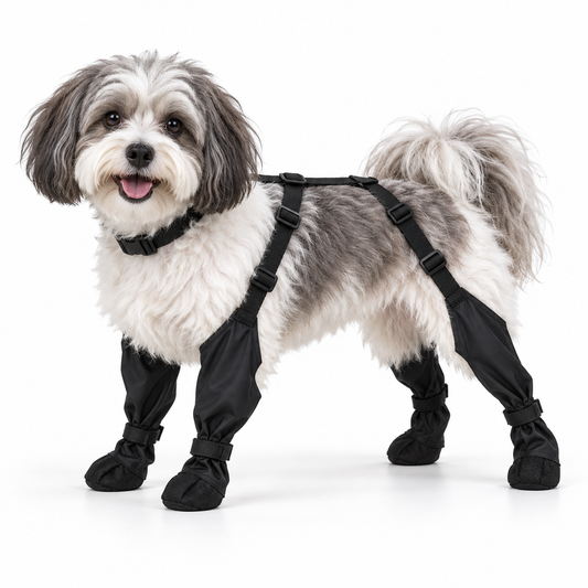 Botas impermeables para perro que no se caen